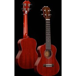Ukelele Volledige Enkele Mahonie Geavanceerde Klasse Rode Thee Rood/truffel Zwarte Ukelele 23 Inch(Red)