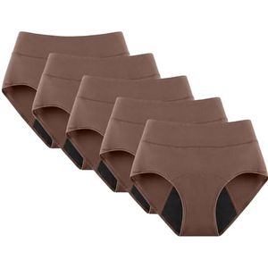 5 Stuks Ondergoed Incontinentiebroekjes Beschermers For Vrouwen – Lekvrij Ondergoed Tegen Blaaslekkage Met Buikcontrole Postpartum Ondersteuning(Twilight Blend,M)