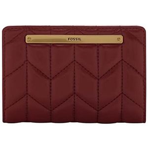 Fossil - LIZA Multifunctioneel bordeauxrood leer voor dames SL6551609