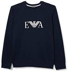 Emporio Armani Underwear Iconic Terry Sweater Sweatshirt, Marine, L, marineblauw, L