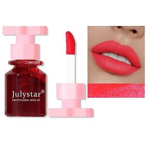 INTEROOKIE 6-kleuren lipgloss set met hydraterende lipkleuring, langhoudende kleur en cup-proof formule (05#)