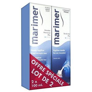 Gilbert Marimer Zeewater Neushygiëne 2 x 100 ml