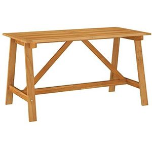 Tuin Eettafel 140x70x73,5 cm Massief Acacia Hout