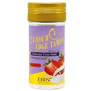 EBIN NEW YORK 24-uurs Edge Tamer haar slanke stick, extreem stevige grip, 2,7 ounce, aardbei - slank & ga, geen schilfering en witte resten