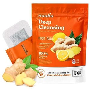 Nuubu Detox Voetpleister voor stressvermindering en diepe slaap (Ginger, 10 Count (Pack of 1))