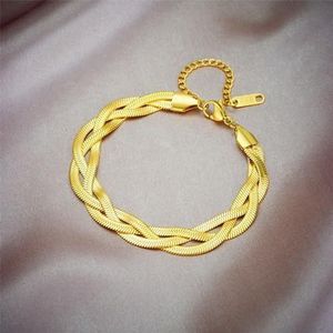 Roestvrij staal 3in1 Snake Chain Necklace Armbanden Voor Vrouwen Meisje Nieuwe Mode Waterdichte Sieraden Set-B569