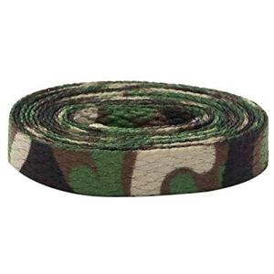 schoenveters vervangen， Platte camouflage schoenveters 60-180 cm Camo sportschoenveters 7 mm breedte vrijetijdsschoenenaccessoires, 120 cm (Color : 729 Camouflage, Size : 150)