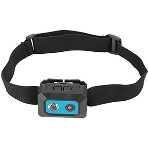 DV sport camera, 120 graden ultra groothoek, één aanraking zet LED spot aan, met super heldere spot.(Zwart Blauw)