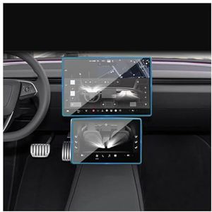 Displaybeschermfolie Voor Tesla Voor Model Y 2025 15,4"" Gehard Schermbeschermer High Definition Autonavigatieschermbeschermer(Navigation+Air Conditioning)