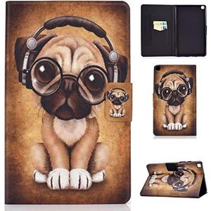 Bspring Case voor Samsung Galaxy Tab A 8.0 2019 Release, Lichtgewicht PU Lederen Magnetische Folio Standing Cover met kaartsleuven voor Galaxy Tab A 8.0 Inch 2019 (SM-T290/ SM-T295/ SM-T297), Shar Pei