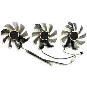 Vervangende ventilator T129215SU voor MANLI voor GeForce RTX4070ti 12GB grafische kaart(Set of three fans)
