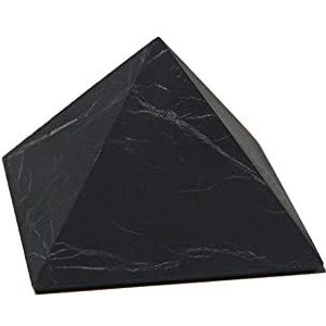 DOJA Barcelona | Shungite Piramide 3 cm | Shungite Steen Bescherming | Zwarte Edelsteen Piramide Energie | Toepassingen van Shungit Crystal Piramide: Chakra Stenen Genezing Piramide