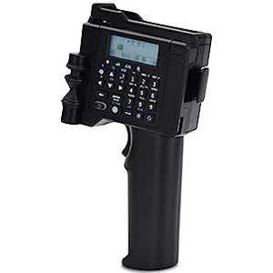 Mini Inkjet Printer Slimme handheld inkjetprinter, QR-code barcode inkjet barcode labelprinter, draagbare printer, sneldrogend instelbare afdrukhoogte(With black cartridge)