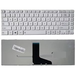 SP/US-toetsenbord voor TOSHIBA voor Satellite L40-A L40D-A L45-A S40-A/ C40-A C45-A Engels/Spaans laptop(L40 L45 S40 US White)