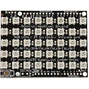 WS2812B 5050 RGB LED Geïntegreerde Driver, Color Light Development Board 800Kbps Transmissiesnelheid Eenvoudig Te Installeren Handig PCB-materiaal voor Bars