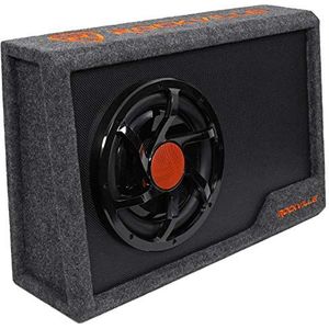 Rockville RWS10CA Autosubwoofer-behuizing, smal, 1000 W, 25,4 cm