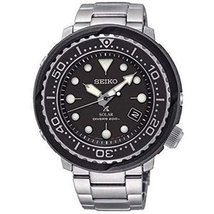 Seiko Heren analoog kwarts horloge met roestvrij stalen armband 8.43124E+12, zilver, Armband