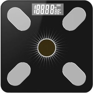 Weegschaal Digitale Lichaamsgewichtweegschaal LCD-scherm Oplaadweegschaal Elektronische Weegschaal Personenweegschaal