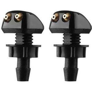 Sproeiers Universele Front Sproeier Nozzle Voorrui 2 Stuks Universele Voorruitsproeier Ruitenwissersproeier Sproeier Wateruitlaat Voor Auto's Vervangende Accessoires