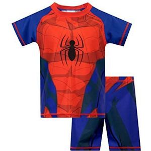 Marvel Spiderman Zwempak | Jongens Zwemset | Spidey Jongens Zwemkostuum | Officiële Spiderman Merchandise | 122