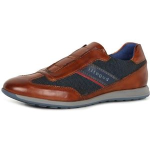 BUGATTI Tracker Heren Schoenen, Cognac Navy Mesh, 46 EU
