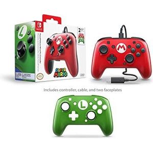 Pdp 255791 Faceoff Deluxe Pro Controller Voor Nintendo Switch, Super Mario Editie (Nintendo Switch)