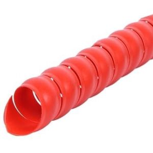Spiraalvormige slangkabelbeschermer, 5 meter flexibele kabelhuls, buisbeschermer, 14 mm-35 mm wikkeldraadorganizer(Red,ID 35mm)
