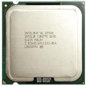 Intel Core 2 Quad Q9500 2,8 GHz Quad-Core CPU-processor 6M 95W LGA 775 GEEN VENTILATOR