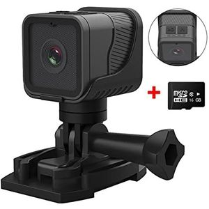 Actiecamera Draadloze Camera Mini DV Camcorder for Vloggen Video Sport 1080P HD Camera Video Surveillance Draadloze Ondersteuning 256G(Camera add 16G)