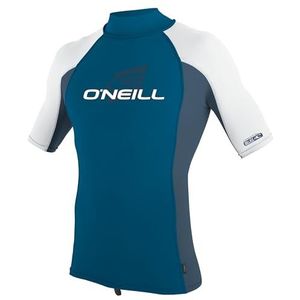 ONeill Heren Premium Skins Korte Mouw Turtle Neck Rash Vest Top - Ultra Blauw Copen Blauw - UV Zonbescherming en SPF, Blauw, XL