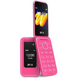 SPC - Wild - 4G-telefoon - Roze - Dubbel Scherm - 7-Dagen-Batterij