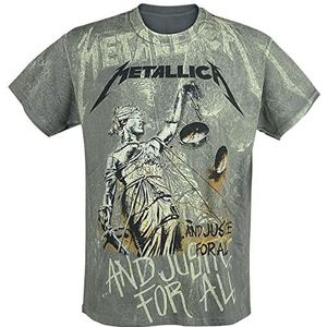 Metallica And Justice For All - Neon Backdrop T-shirt actraciet M 100% katoen Band merch, Bands