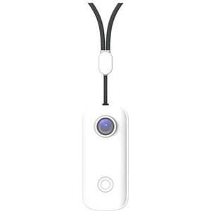 Actiecamera, C100 Action Camera 4K Waterdichte Action Sport Action Cam Fietshelm Motorfietsen,voor fietsen, motorfietsen(White)