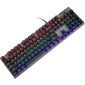 Kalttoy Bedrade Gaming Mechanische Toetsenbord 104Key LEIDENE Backlit Groene As voor Laptop Gamer