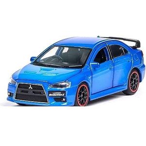 1:32 Voor Mitsubishi Lancer Evo X 10 Legering Model Auto Kinderen Jongens En Meisjes Speelgoed Gift (Color : E, Size : With box)