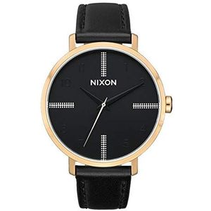 Nixon dames analoog kwarts horloge met lederen armband A1091-2879-00