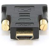 Keyteck A-HDMI-DVI-HDMI-naar-DVI-kabel 1 M/M met gouden aansluitingen, afgeschermd, casting