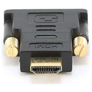 Keyteck A-HDMI-DVI-HDMI-naar-DVI-kabel 1 M/M met gouden aansluitingen, afgeschermd, casting