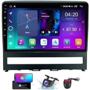 Android 13 Dual Din Car Stereo voor Fiat Peron 9 2009 Idea 2011-2014 met 9 inch Screen Media Player met Carplay Android Auto Bluetooth 5.0 4G WiFi GPS-navigatie FM/RDS SWC + Camera(NF-1)