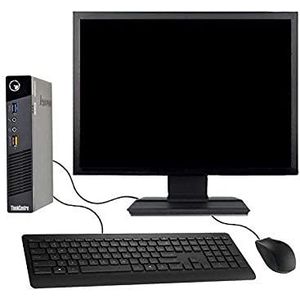 Lenovo Ultra Mini PC M73 USFF Tiny I3-4130 4 GB 120 GB SSD WiFi W7 Display 17 inch (gereviseerd)