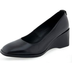 Aerosoles Aurora Pump voor dames, Zwart leder, 7 UK Wide