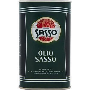 3x Sasso Olio Extra vergine D'oliva olijfolie van eerste persing olijfolie 500 ml 100% Italiaans