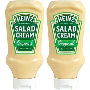 Heinz Salade Crème 'Original Tangy Taste' Deliciously Zingy 605g, de meest geliefde sauzen van Groot-Brittannië, Pak van 2