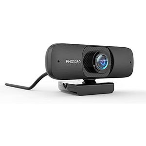 Kalttoy Webcam 1080P/2K Computer PC Webcamera Ingebouwde Mic & Cover voor Live-uitzending