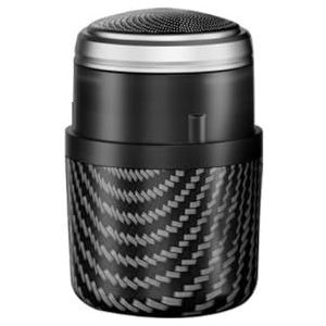 - Mild en niet-irriterend voor de poriën Compact elektrisch scheerapparaat met niet-repetitieve gebogen mesjes - 360° elastische scheerbeurt, Type-C snel opladen for volledige lading van 1 uur - Ideaa