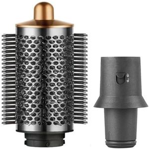 Grote Ronde Volumeborstel voor Krultang Styler, voor Föhn Curling Tool met Adapter