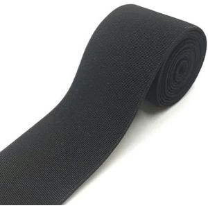 1 meter 40 mm elastische banden voor broeken taille rubberen band stretch singels tapes riem DIY ondergoed kleding naaien accessoires-zwart-40 mm