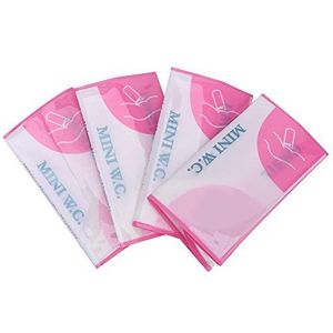 VGEBY1 Wegwerpzakje, 4 stuks, voor kamperen, wandelen, hygiënezakjes, pee bag voor outdooractiviteiten, reizen, urinoir, toilet, opbouw, noodgevallen, draagbare autobraken tas