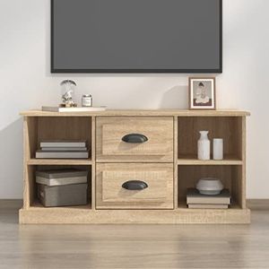 AJJHUUKI Entertainmentcentra en tv-standaards TV-meubel Sonoma Eiken 99,5x35,5x48 cm Engineered Houten Meubels