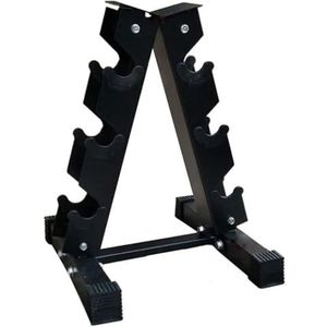 Opslaghouder Dumbbells Rack, Dumbbell Weight Rack Stand Only, 6 paar A-Frame Compact Dumbbells Holder, for thuisgymnastiek